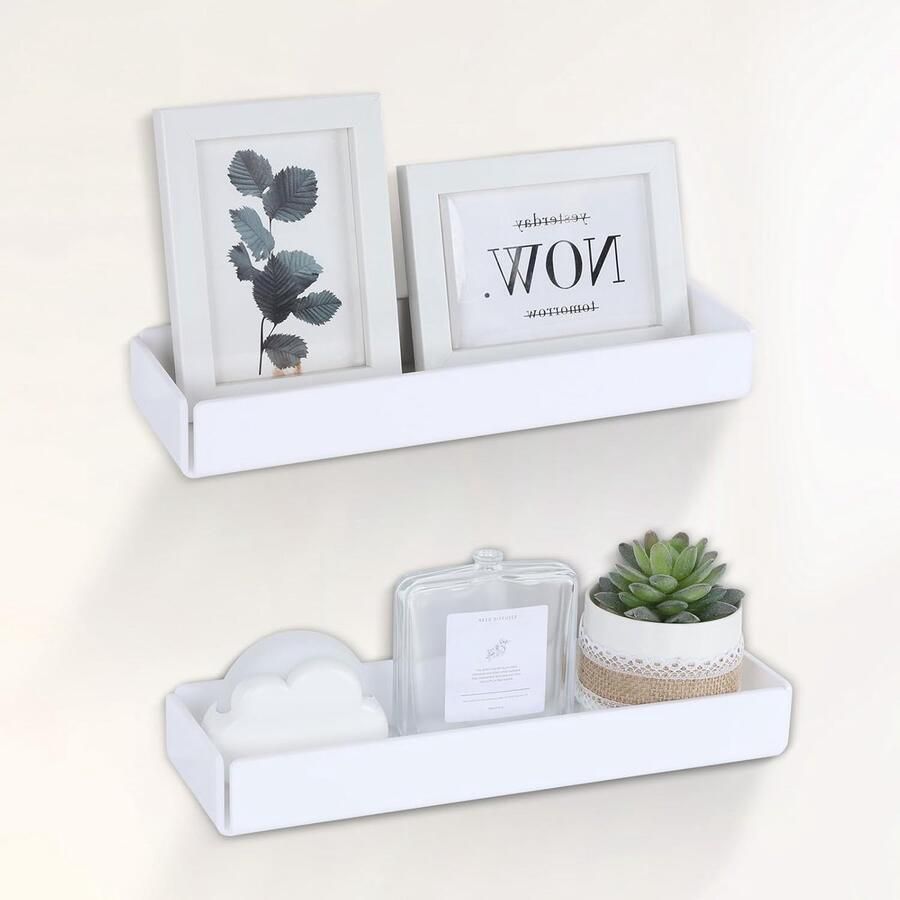 Zwevende Wandplanken Decoratief en Functioneel Set van 2