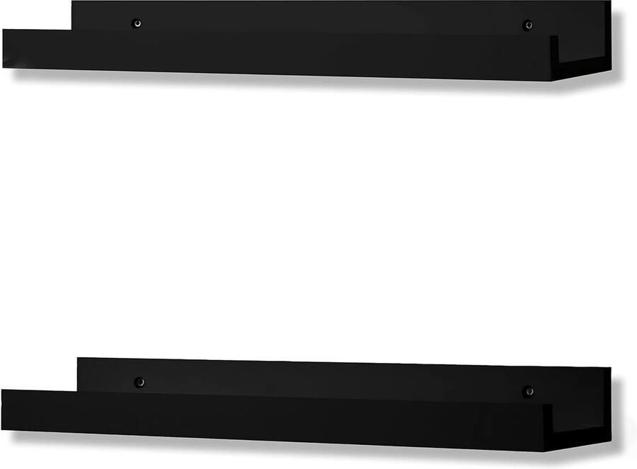 Zwevende wandplanken Eenvoudige montage set van 2 43 cm