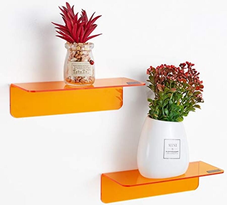 Zwevende Wandplanken Set van 2 9 Inch Multifunctionele Planken voor Slaapkamer Badkamer Keuken en Woonkamer