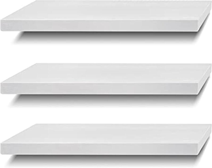 Zwevende Wandplanken Set van 3 voor Badkamer en Keuken