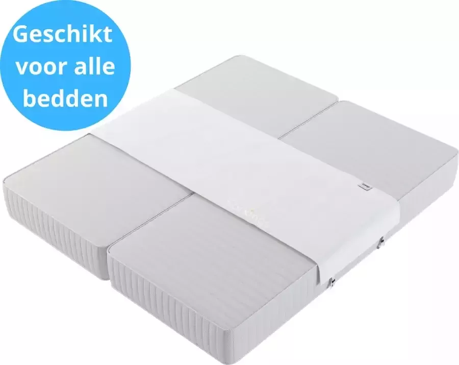 EarKings Matraswig Bedbinder Liefdesbrug Matraswiggen werkt naad weg tussen twee bedden Matras Binder Lovebridge Bedbinders
