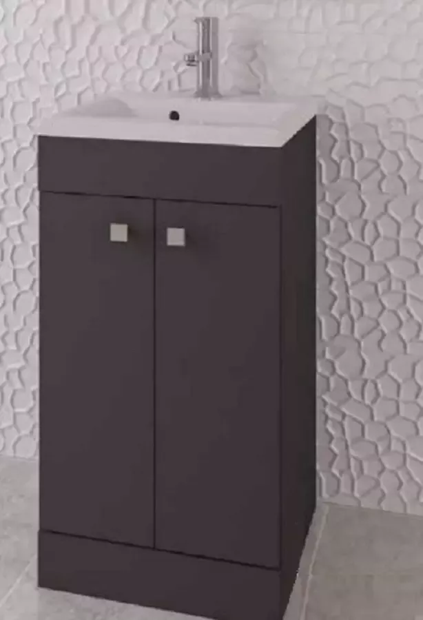 Eastbrook Oslo 44cm onderkast antraciet tvb wastafel