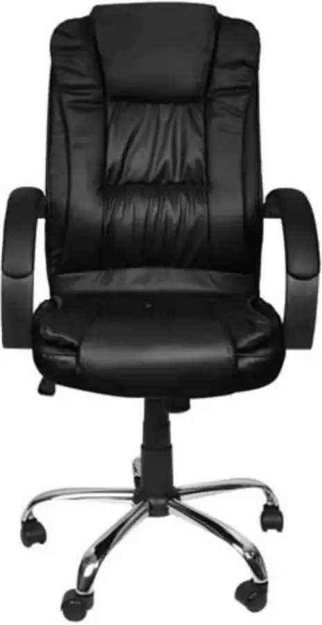 EASTWALL Bureaustoel New York Directie stoel Ergonomische bureaustoel Verrijdbare game stoel Geschikt voor personen tussen de 1 60 tot 2 05 meter Maximale belasting 145 kg Stoelhoogte 57-83 cm Metaal PME Zwart