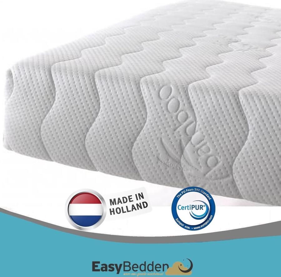 Easy Bedden EasyBedden Matras HR KOUDSCHUIM 20cm Gemiddeld ligcomfort 100x210x20cm