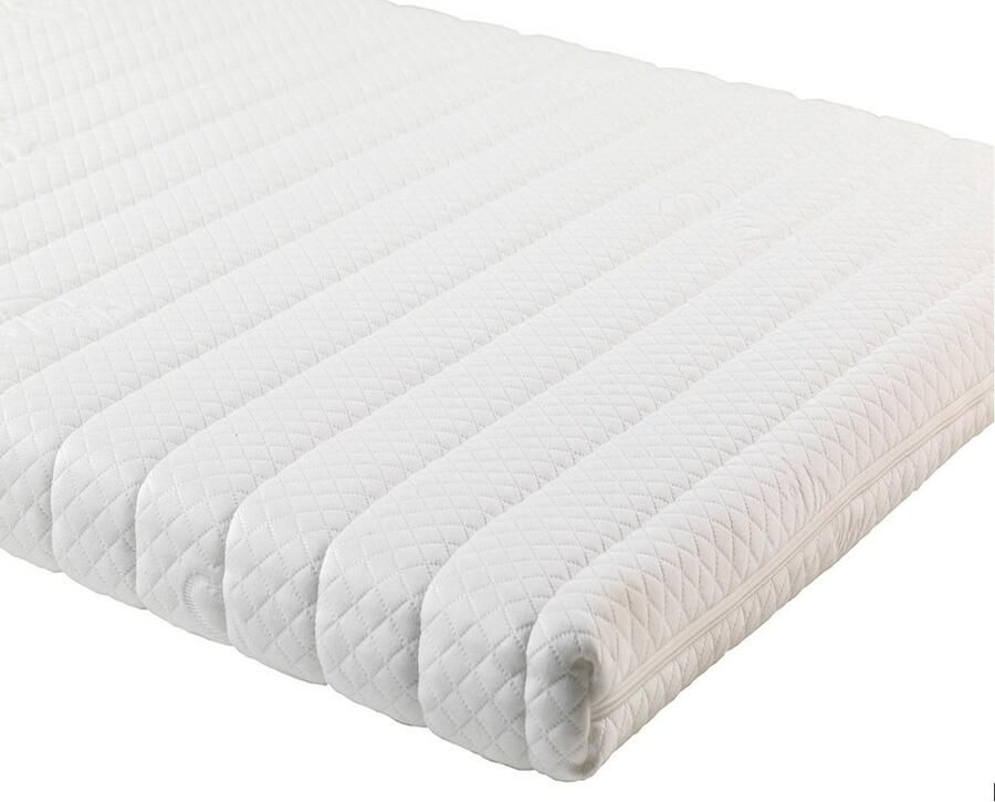 Easy Bedden EasyBedden Topmatras 160x200 Topper Matras HR Koudschuim Hybrid Topdekmatras circa 9 cm Afritsbaar Wasbaar Tijk Orthopedisch Purschuim Anti-allergisch Topper Hotel XL Anti Bacterieel