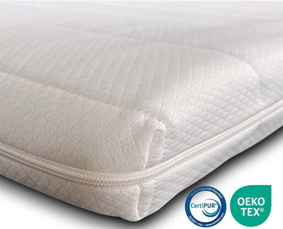 Easy Bedden EasyBedden Topper Topdekmatras 120x190 Koudschuim Hybrid GEL Luxe Tijk 6 cm dik Orthopedisch Actie !!!