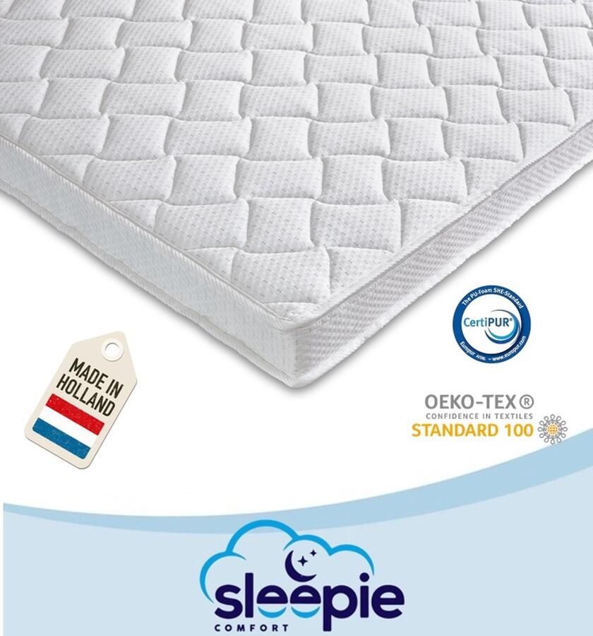 Sleepie Comfort Topdekmatras XXL Topper 90x200 12 cm dik Silver Tencel hoes -HR Koudschuim Hybride circa 12cm dik Orthopedisch - Foto 2