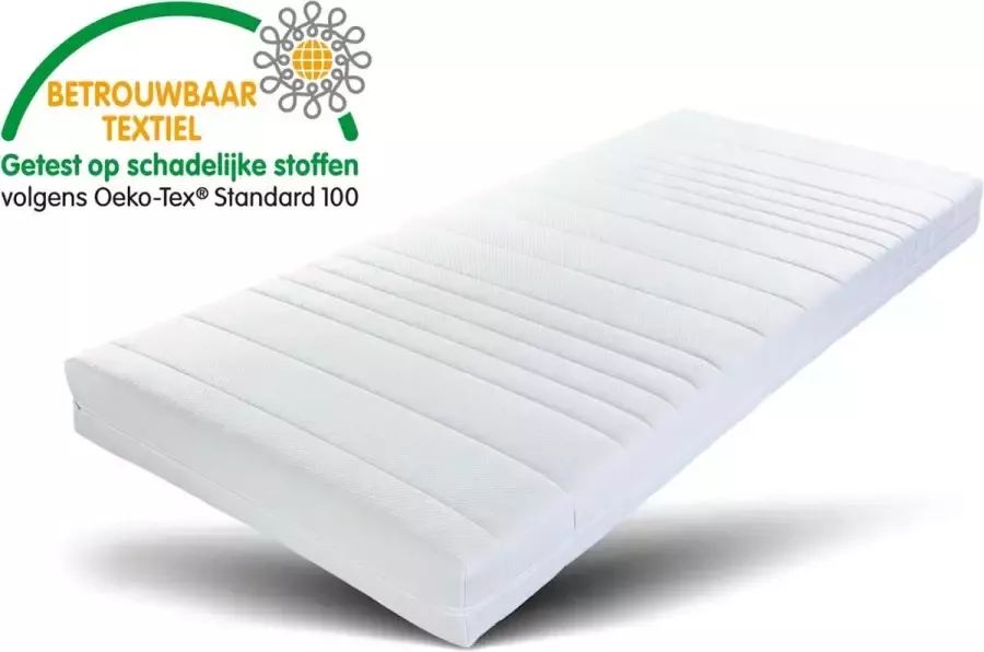 Easy Bedden EasyBedden Koudschuim Matras 70x150 14 cm dik HR45 Schuim Luxe Tijk 100 % Veilig ACTIE !!!