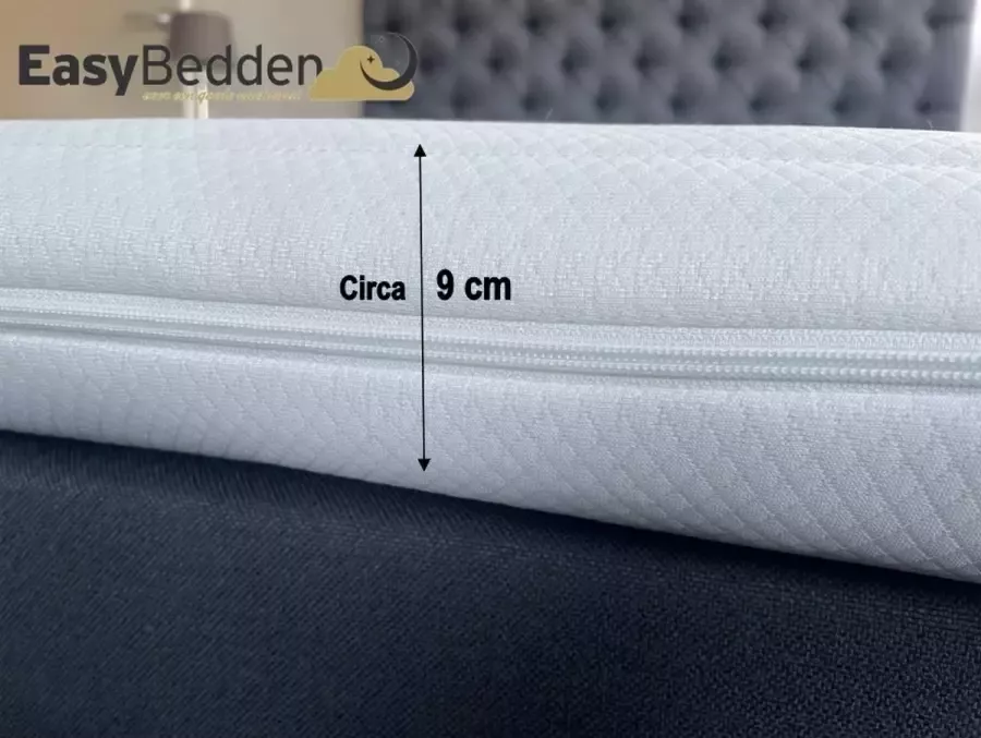 Easy Bedden EasyBedden Topdekmatras Koudschuim HR45 120x190 circa 9 cm Actie !!!