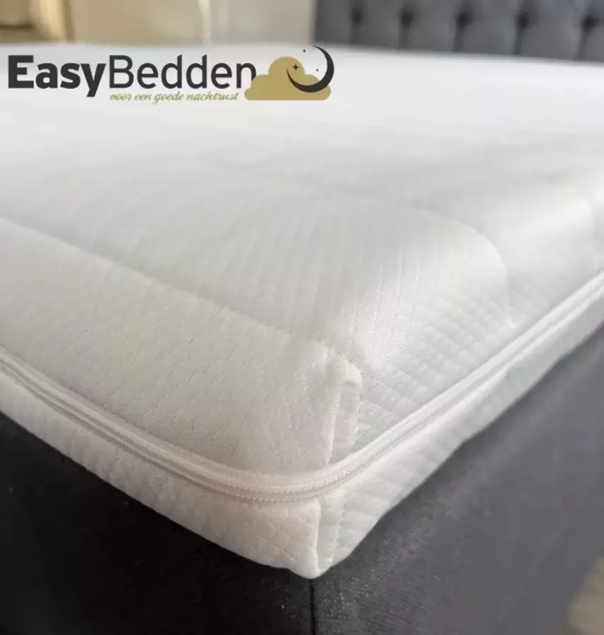 Easy Bedden EasyBedden Topper Hotel XL Topdekmatras 200x200 Koudschuim Hybrid GEL Luxe Tijk 9 cm dik Orthopedisch Actie !!!
