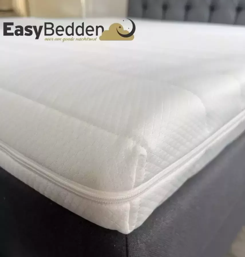 Easy Bedden EasyBedden Topper Hotel XL Topdekmatras 200x210 Koudschuim Hybrid GEL Luxe Tijk 9 cm dik Orthopedisch Actie !!!