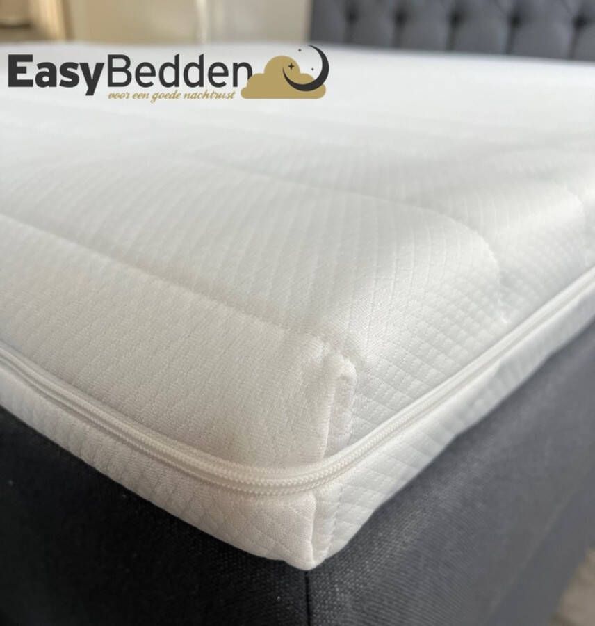 Easy Bedden EasyBedden Topper Hotel XL Topdekmatras 90x190 Koudschuim Hybrid GEL Luxe Tijk 9 cm dik Orthopedisch Actie !!!