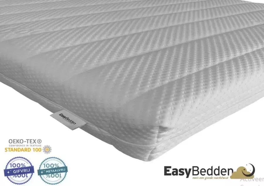 Easy Bedden EasyBedden Topper Topdekmatras Gel Hybrid Koudschuim 200x210 7 cm dik Actie!!!!