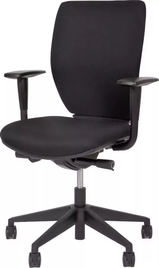 Easy4Office Bureaustoel EASY4CHAIR A320 zwart gestoffeerd