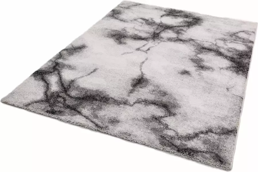 Eazy Living Easy Living Dream-cream-Black Vloerkleed 160x230 Rechthoek Laagpolig Tapijt Modern Antraciet Grijs - Foto 2