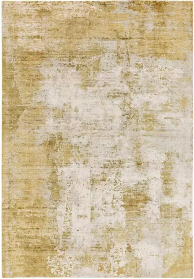 Eazy Living Easy Living Gatsby-Autumn Vloerkleed 200x290 Rechthoek Laagpolig Tapijt Industrieel Geel Grijs