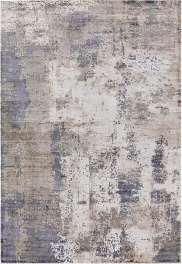 Eazy Living Easy Living Gatsby-Cloud Vloerkleed 200x290 Rechthoek Laagpolig Tapijt Industrieel Antraciet Grijs