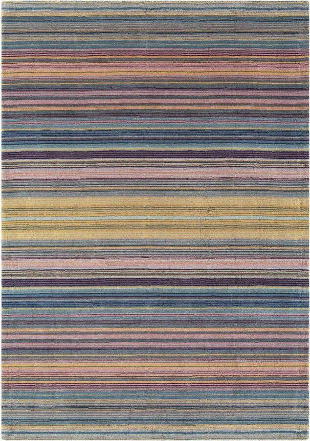 Eazy Living Easy Living Pimlico-Blue Vloerkleed 160x230 Rechthoek Laagpolig Tapijt Modern Meerkleurig