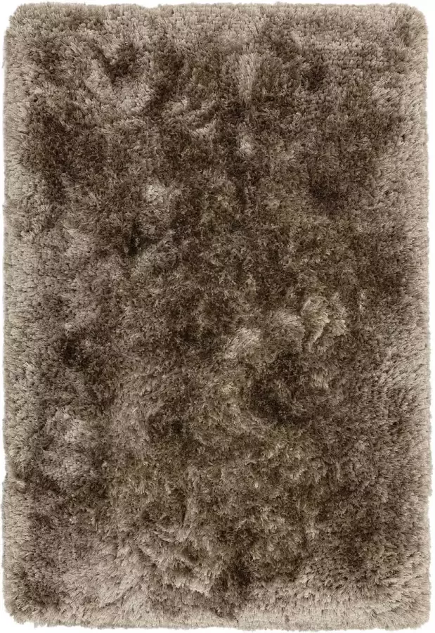 Eazy Living Easy Living Plush-Rug-Taupe Vloerkleed 160x230 Rechthoek Laagpolig Shaggy Tapijt Modern Bruin Taupe - Foto 1