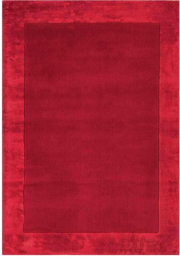 Eazy Living Easy Living Ascot-Rug-Red Vloerkleed 160x230 Rechthoek Laagpolig Tapijt Klassiek Rood