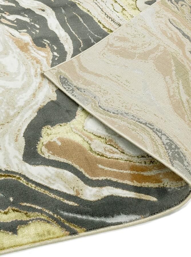 Eazy Living Easy Living Aurora-Marble Vloerkleed 160x230 cm Rechthoekig Laagpolig Tapijt Industrieel Meerkleurig