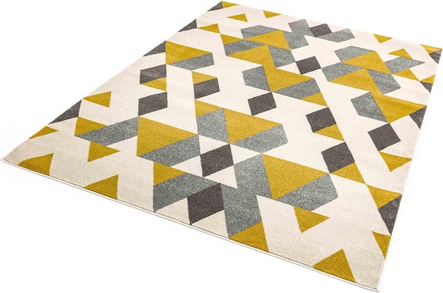 Eazy Living Easy Living colt-pyramid-mustard Vloerkleed 160x230 Rechthoek Laagpolig Tapijt Modern Meerkleurig - Foto 2