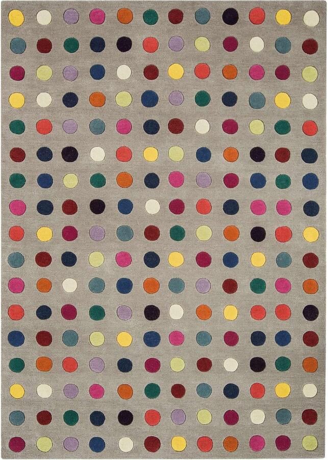 Eazy Living Easy Living Funk-Spotty Vloerkleed 140x200 Rechthoek Laagpolig Tapijt Modern Meerkleurig