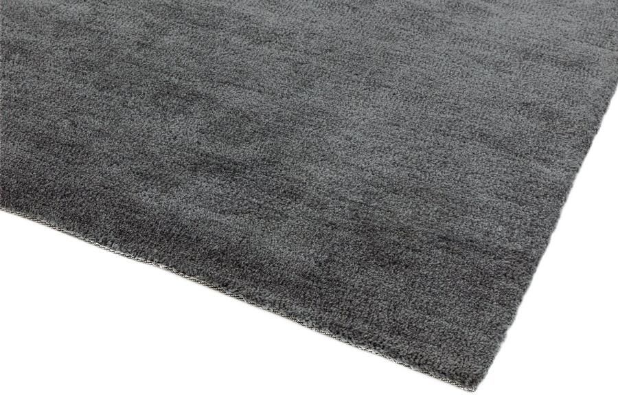 Eazy Living Easy Living milo-Rug-Grey Vloerkleed 200x290 Rechthoek Laagpolig Tapijt Modern Antraciet Grijs