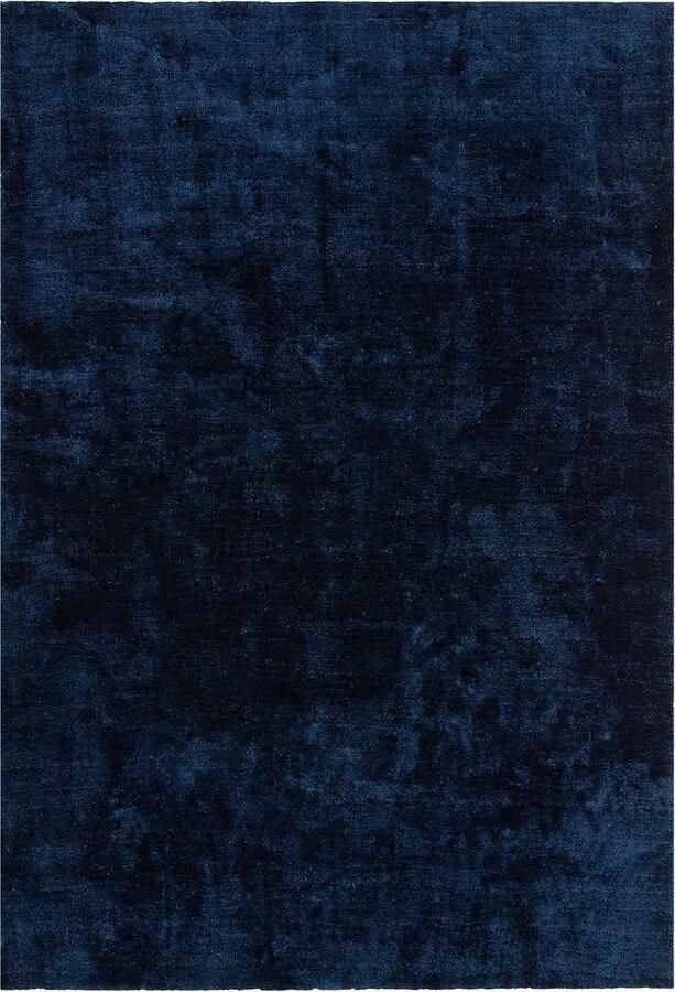 Eazy Living Easy Living milo-Rug-Navy Vloerkleed 160x230 Rechthoek Laagpolig Tapijt Modern Blauw