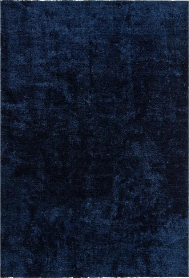Eazy Living Easy Living milo-Rug-Navy Vloerkleed 160x230 Rechthoek Laagpolig Tapijt Modern Blauw