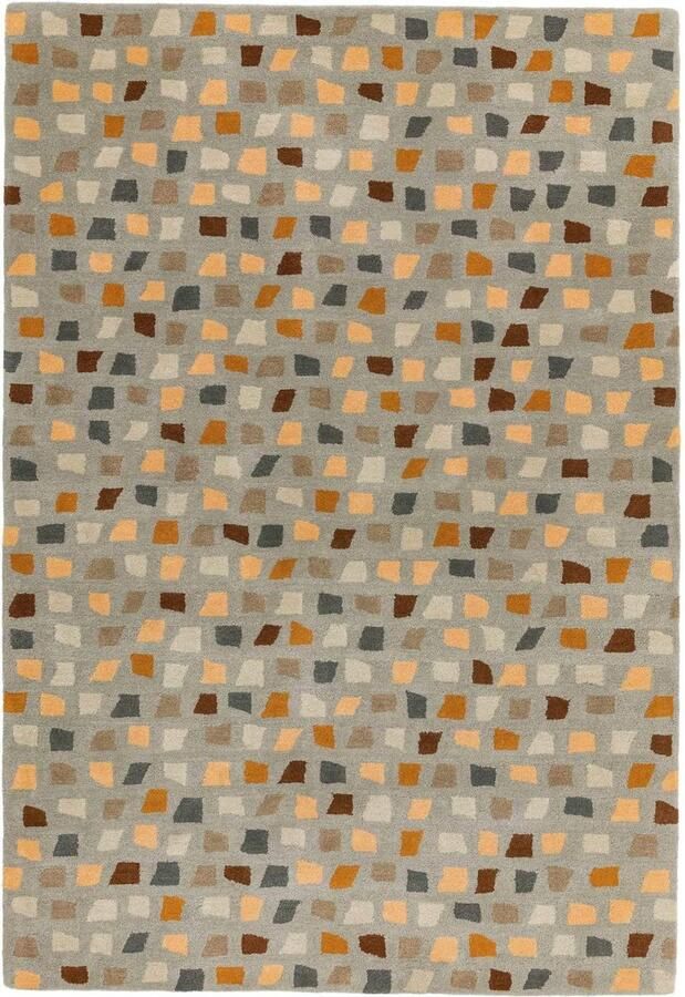 Eazy Living Easy Living Reef-Pixel-Grey-multi Vloerkleed 160x230 Rechthoek Laagpolig Tapijt Modern Meerkleurig