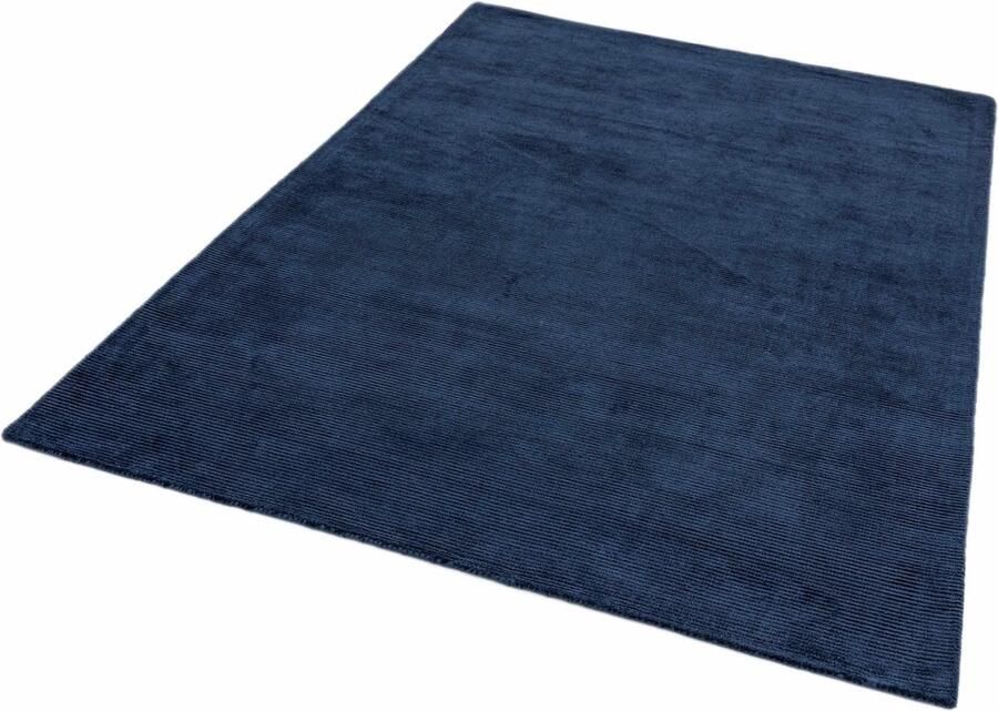 Eazy Living Easy Living Reko-Rug-Navy Vloerkleed 160x230 Rechthoek Laagpolig Tapijt Modern Blauw