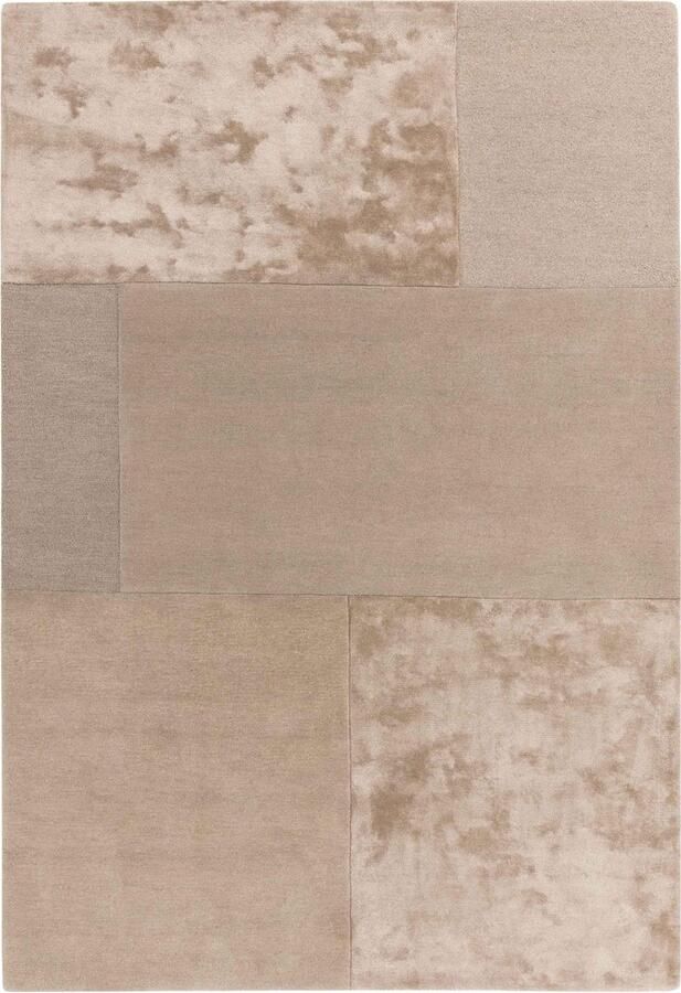 Eazy Living Easy Living tate-tonal-textures-Rug-Sand Vloerkleed 160x230 Rechthoek Laagpolig Tapijt Modern Beige