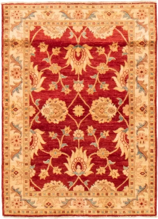 ECarpet Chobi Finest Afghanistan Blauw Tapijt Vloerkleed Handgemaakt