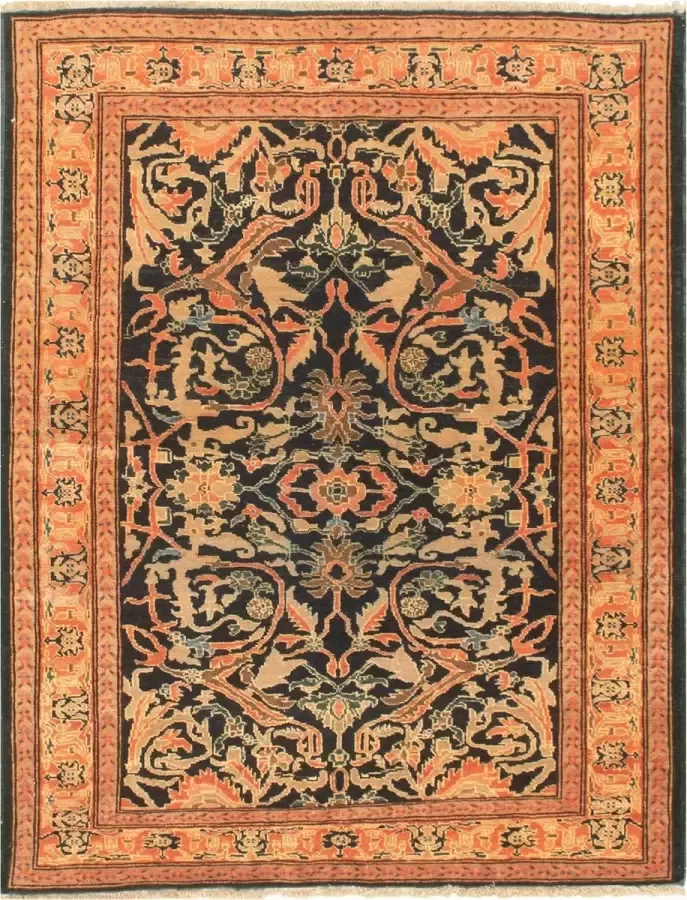 ECarpet Chobi Finest Afghanistan Blauw Tapijt Vloerkleed Handgemaakt