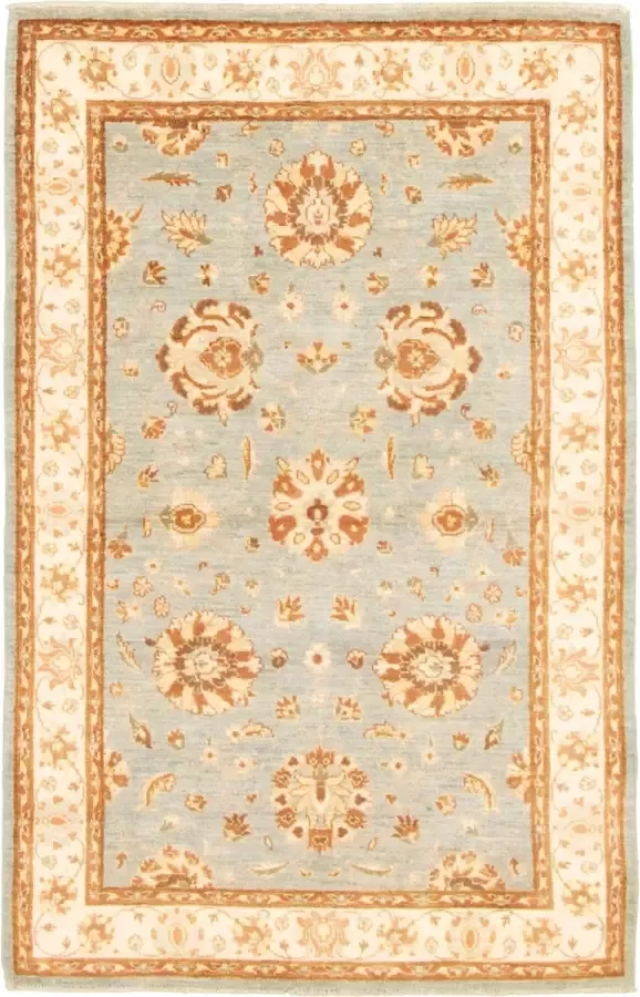 ECarpet Chobi Finest Afghanistan Blauw Tapijt Vloerkleed Handgemaakt