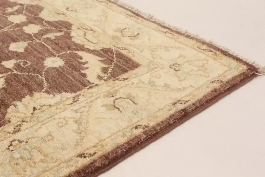 ECarpet Chobi Finest Afghanistan Bruin Tapijt Vloerkleed Handgemaakt