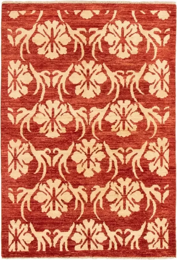 ECarpet Finest Ziegler Chobi Afghanistan Bruin Tapijt Vloerkleed Handgemaakt