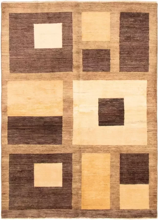 ECarpet Finest Ziegler Chobi Afghanistan Bruin Tapijt Vloerkleed Handgemaakt