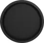 Ecd-Germany Bijzettafel rond 51x47 cm zwart van metaal Scandinavisch design salontafel slaapkamertafel salontafel dienbladtafel voor drankjes hapjes - Thumbnail 2