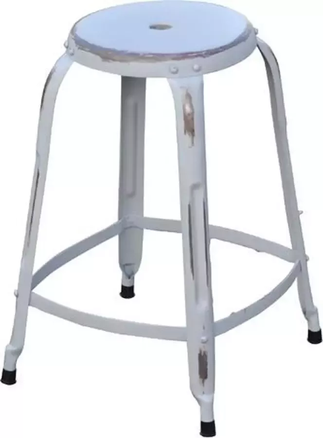 ECO Design Fairtrade Ijzeren Vintage Kruk