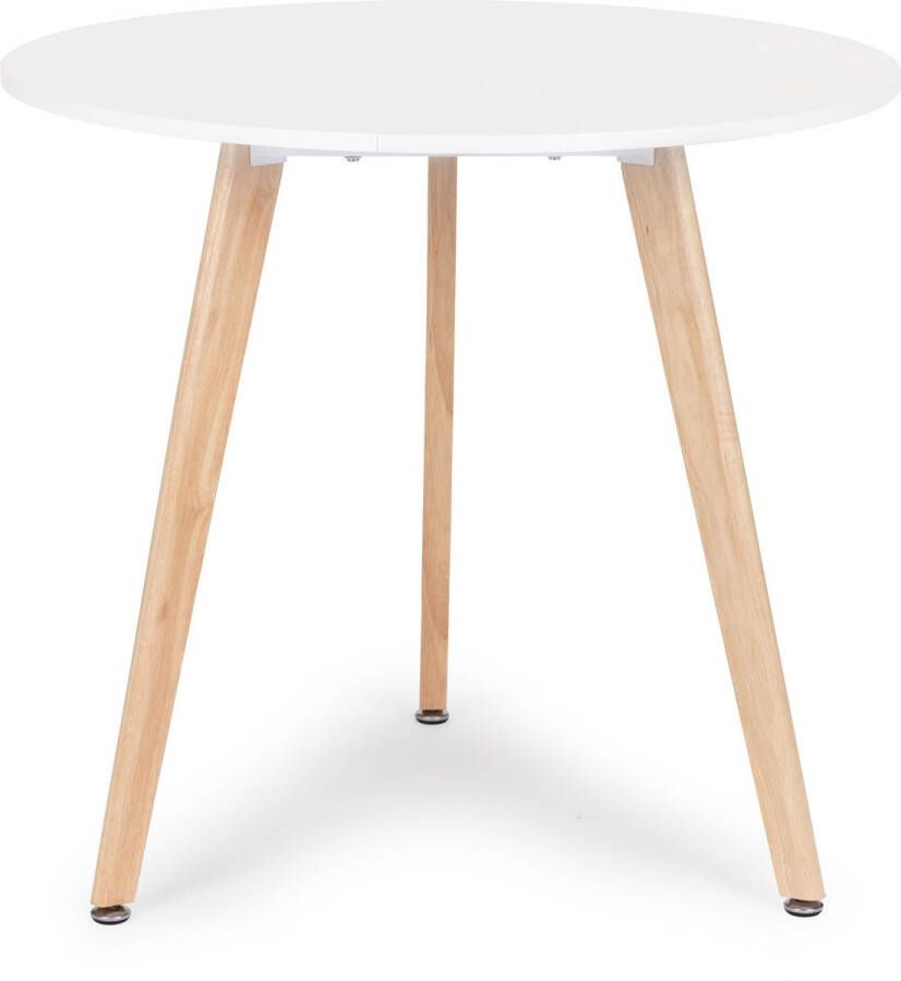 ECOTOYS Ronde tafel koffie tafel scandinavische stijl 80 cm