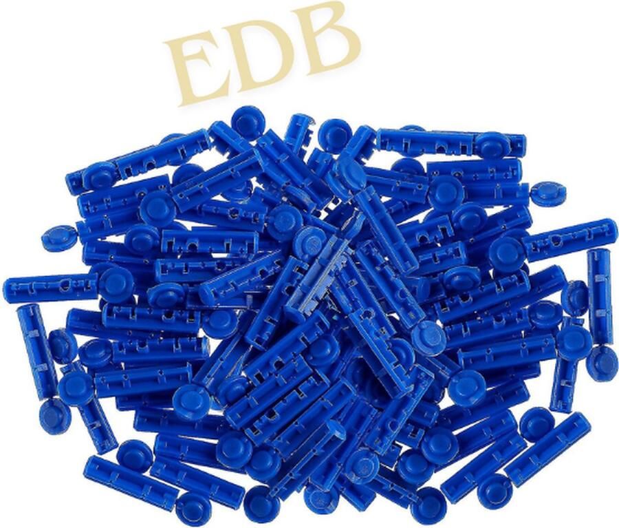 EDB 100 stuks bloedLancetten zelftest glucosetest prikjes naalden blood lancets