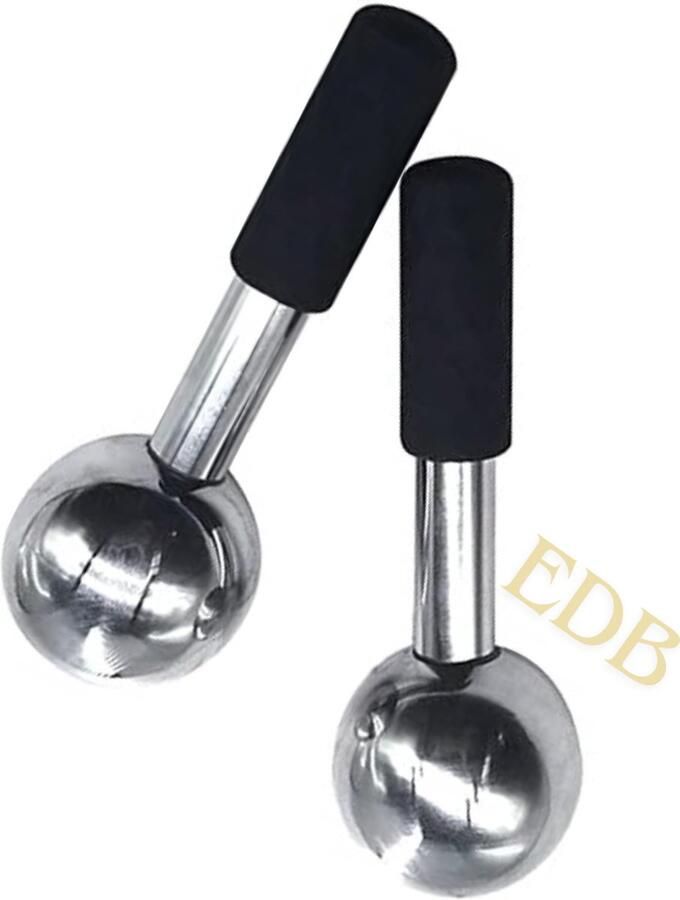 EDB Stainless Steel Ice Globes Facial ice face roller Ice massage roller cooling face roller cold massage face roller gezichstroller koude massage gezichtsroller
