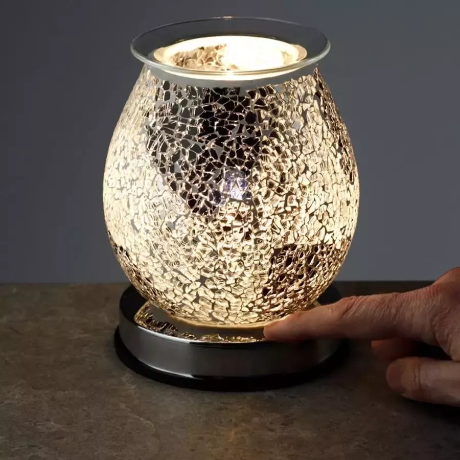 Eden Crackelee Mozaiek Touch Electrische Wax Melt Aroma Lamp