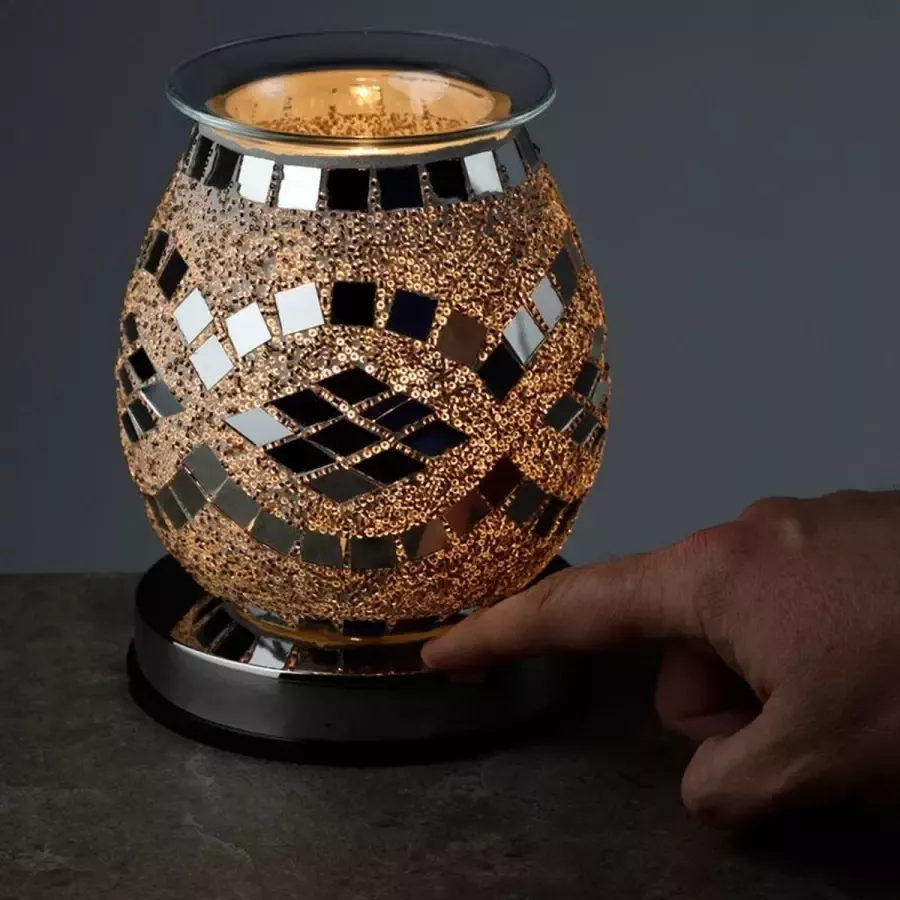 Eden Diamant Spiegel Touch Electrische Wax Melt Aroma Lamp