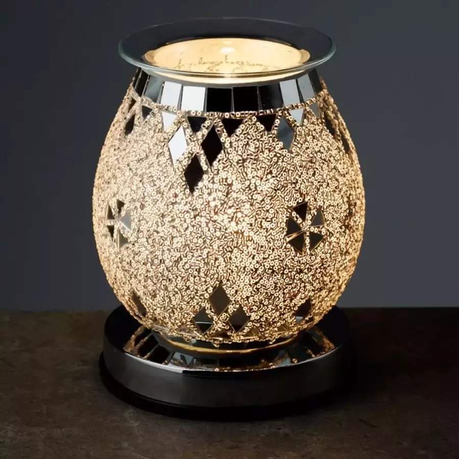 Eden Spiegel Mozaiek Touch Electrische Wax Melt Aroma Lamp