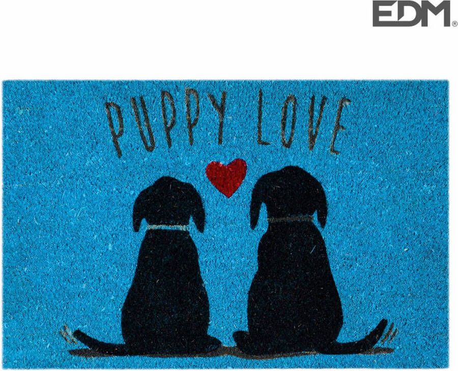 EDM Deurmat Blauw 60 X 40 Cm