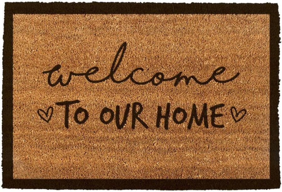 EDM Deurmat Bruin Vezel (40 X 60 Cm)