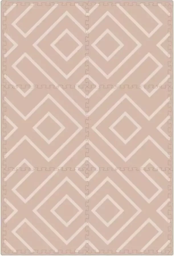 Eeveve Grote Duurzame Mooie Puzzelmat Speelmat Vloermat Kamer Kinderkamer Babykamer Modern Blocks Zand Desert Sand 180 x 120 cm Zand